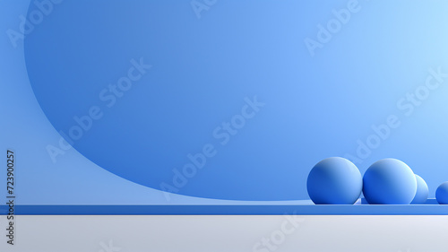 course minimalist blue background