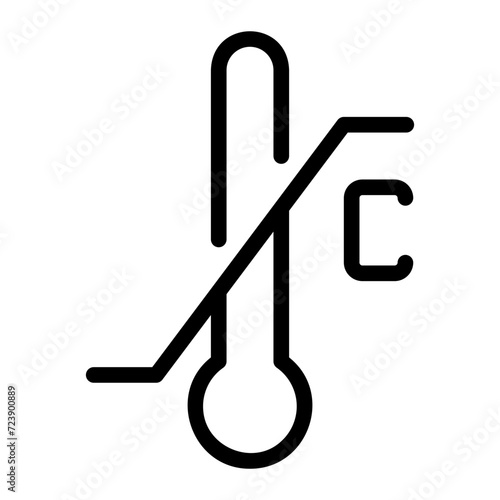 temperature line icon