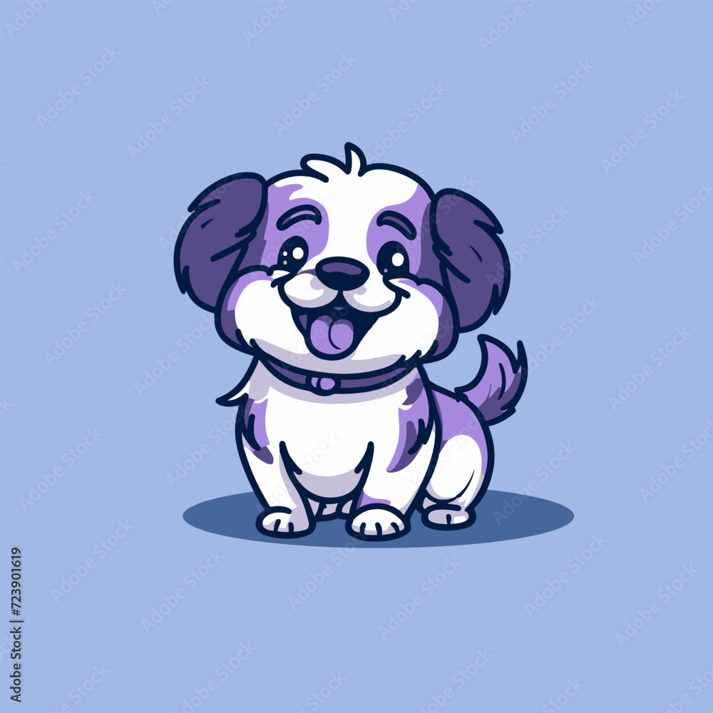 Cute Dog Sitting Cartoon Vector Icon Illustration. Animal Nature Icon Concept Isolated Premium Vector. Flat Cartoon Style Cute Dog Sitting Cartoon Vector Icon Illustration. Animal Nature Icon Concept Isolated Premium Vector. Flat Cartoon Style