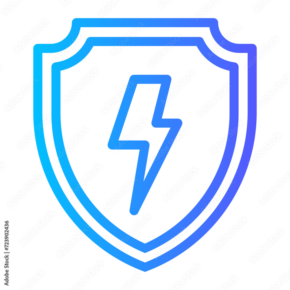 electric gradient icon electric gradient icon