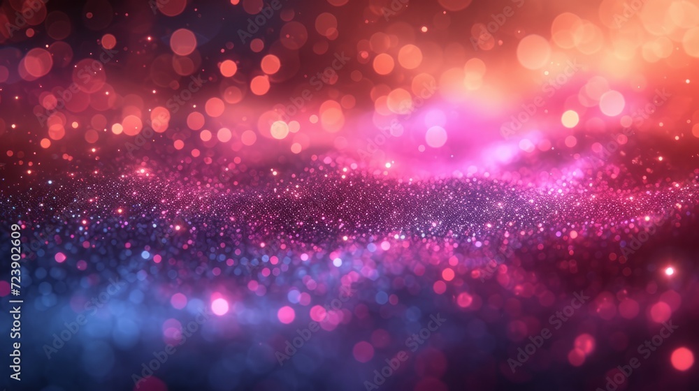 Shiny digital waves of purple color. Background, wallpaper.