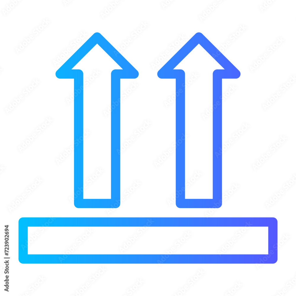 this way up gradient icon this way up gradient icon