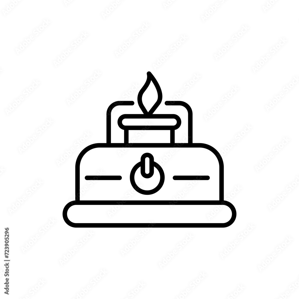 Kitchen stove outline icons, minimalist vector illustration ,simple transparent graphic element .Isolated on white background Kitchen stove outline icons, minimalist vector illustration ,simple transparent graphic element .Isolated on white background