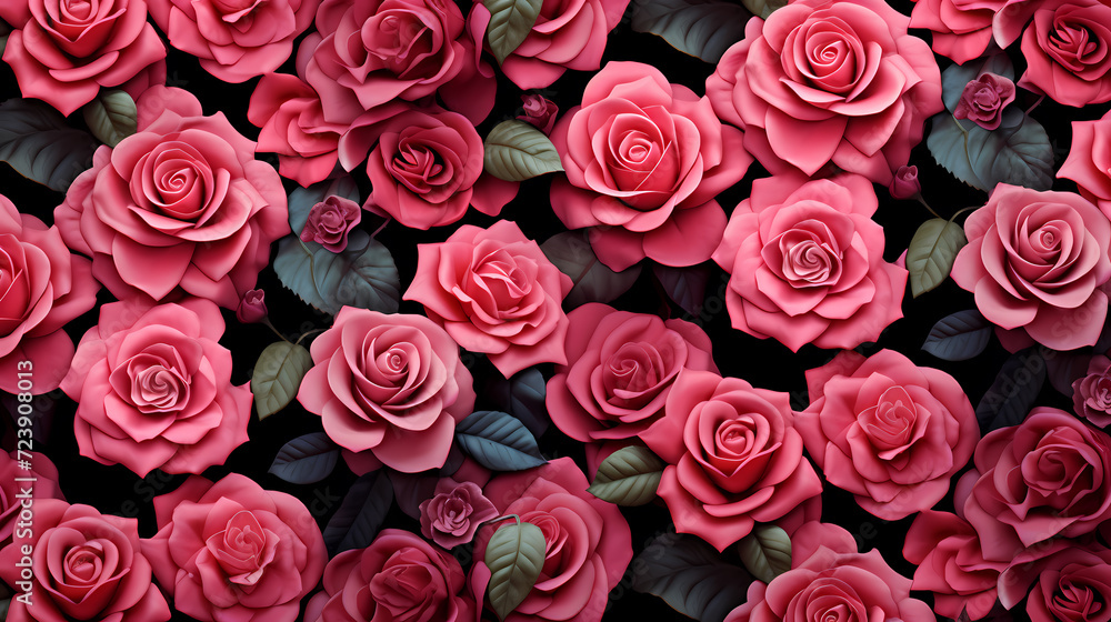 Seamless flower background, colorful flower background Seamless flower background, colorful flower background