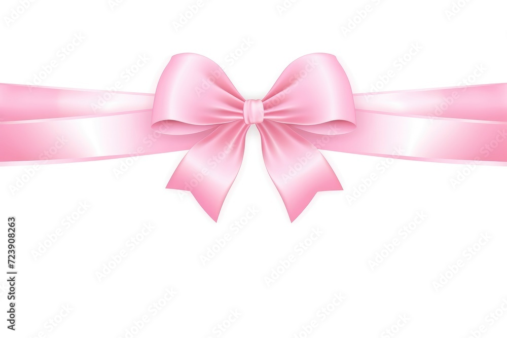pink ribbon with bow pink ribbon with bow