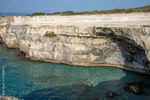 Thw white cliffs of Torre dell'Orso in Salento - Puglia - Italy