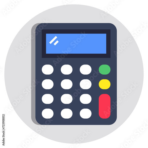 Modern style vector of calculator icon
