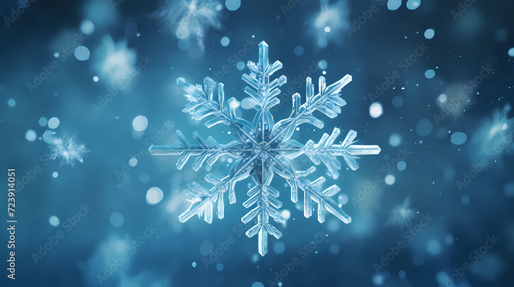 Snowflake background, snowflake border, winter holiday background, soft colors and dreamy atmosphere Snowflake background, snowflake border, winter holiday background, soft colors and dreamy atmosphere