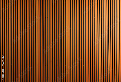 Wooden panel background with vertical stripes.Modern pvc wood wall panel. photo