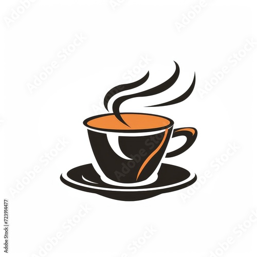 Vector Logo of Coffee Cup, Illustration