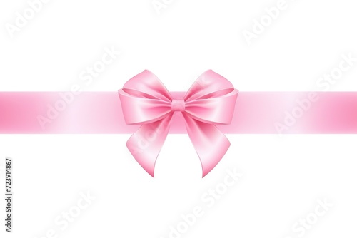 pink bow for gift