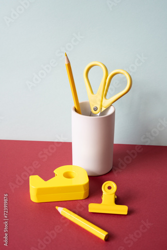 scissors cutting a paper