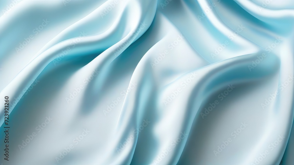 Light blue satin texture that is a light blue silver fabric silk panorama background with a beautiful and natural soft blur pattern Light blue satin texture that is a light blue silver fabric silk panorama background with a beautiful and natural soft blur pattern