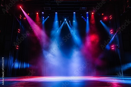 Theater stage light background_