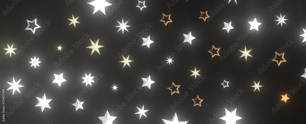 XMAS stars background, sparkle lights confetti falling. magic shining Flying christmas stars on night XMAS stars background, sparkle lights confetti falling. magic shining Flying christmas stars on night