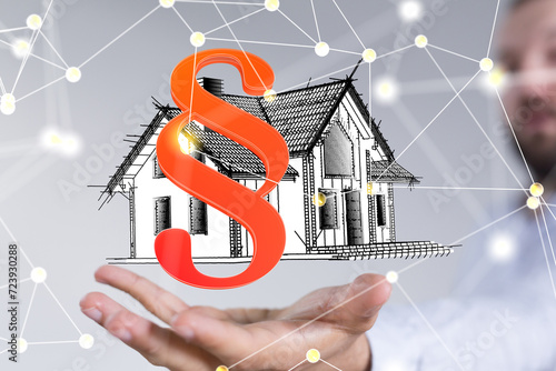 law house contract in hand