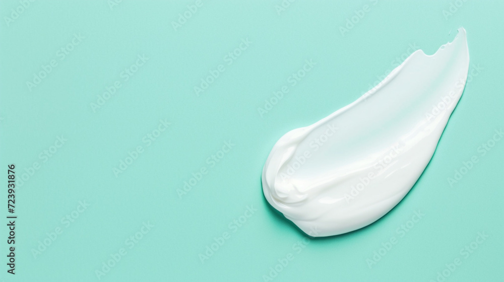 clean beautiful cream background. white spread cream. cream in its white container. Tried colored cosmetic and foundations. swatch cream green natural gel droplets. skin and body lotions. wallpaper. clean beautiful cream background. white spread cream. cream in its white container. Tried colored cosmetic and foundations. swatch cream green natural gel droplets. skin and body lotions. wallpaper.