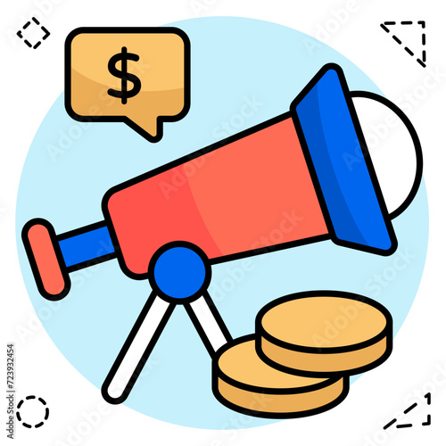 Trendy design icon financial foreseeing 