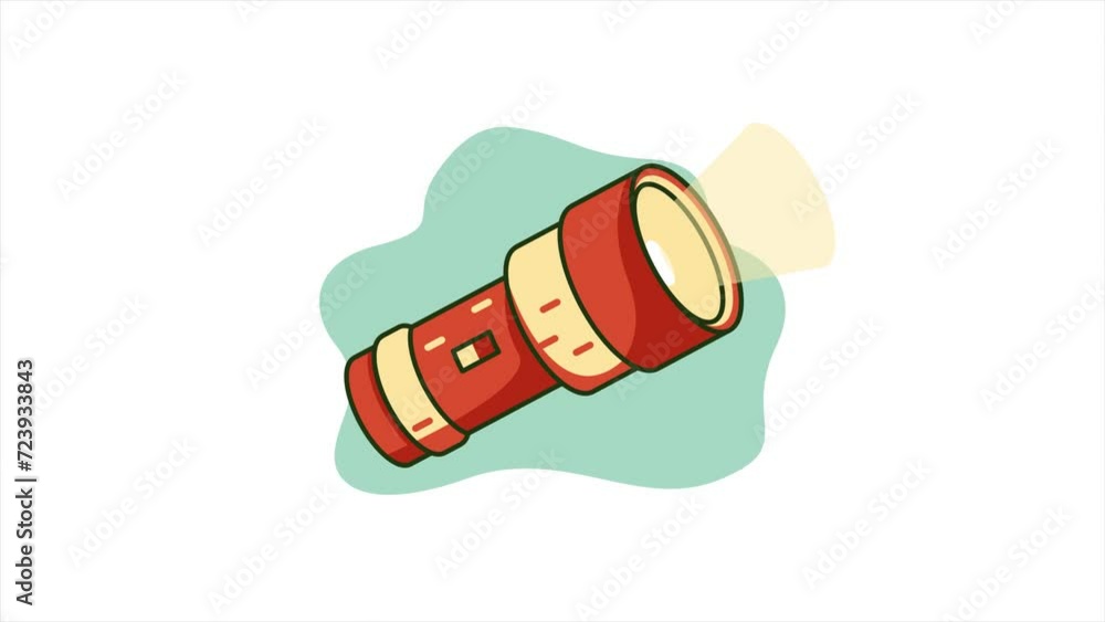 animated of flashlight motion graphic video animated of flashlight motion graphic video