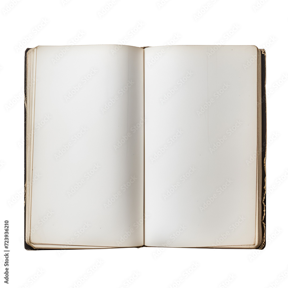 Template for blank opened book, notebook, and magazine mockup, Isolated on Transparent Background, PNG Template for blank opened book, notebook, and magazine mockup, Isolated on Transparent Background, PNG