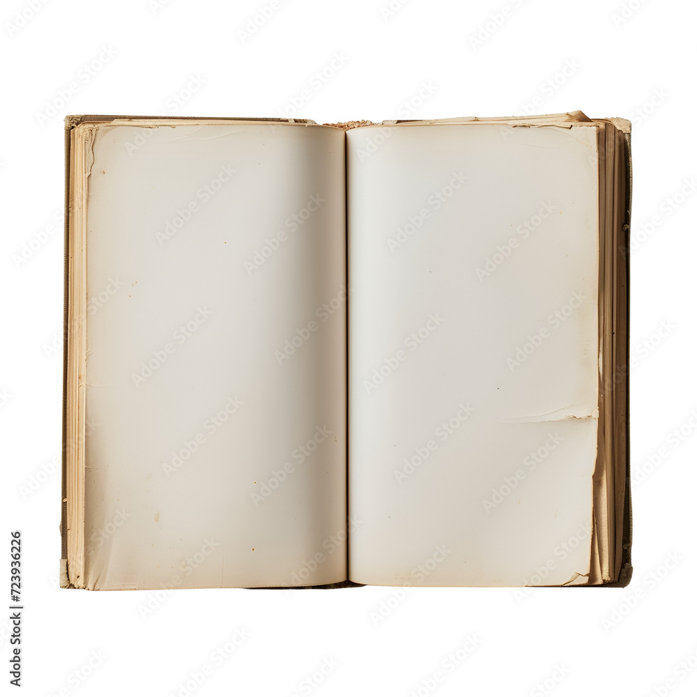Blank opened magazine, notebook, and book template for mockup, Isolated on Transparent Background, PNG Blank opened magazine, notebook, and book template for mockup, Isolated on Transparent Background, PNG