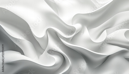 white cloth abstract wave background