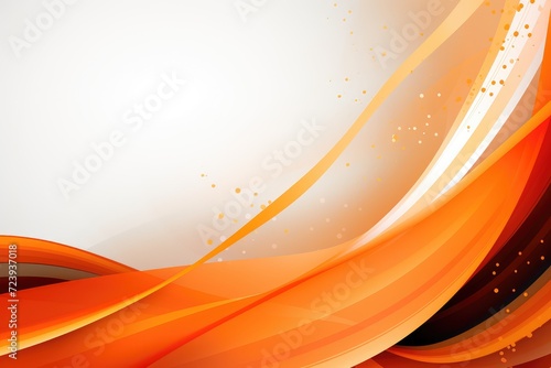 Abstract background with copyspace for swareness day with orange and white ribbon