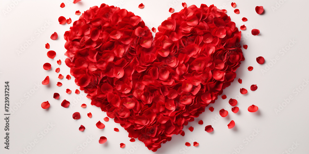 Happy valentines day with realistic hearts red Color glossy heart background illustration white background.