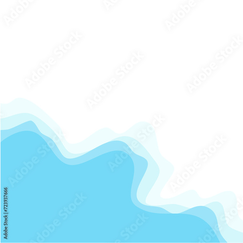 Beach view with waves
