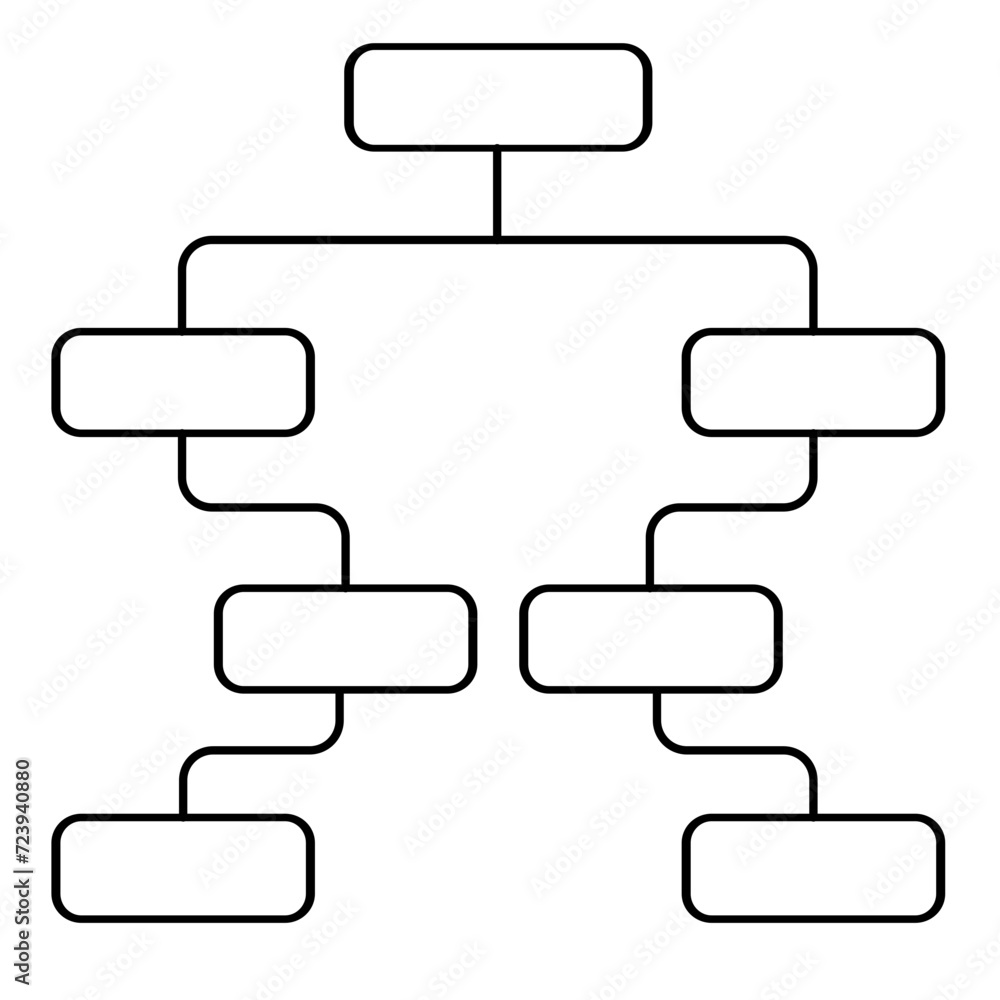 Organization Chart vektor illustration Organization Chart vektor illustration