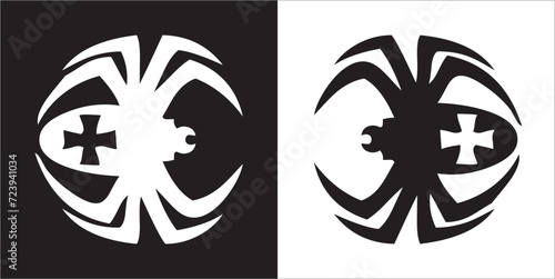 Illustration vector graphics of spider icon