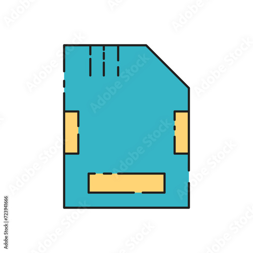 Memory Card Green
