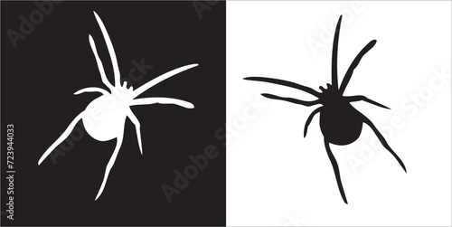 Illustration vector graphics of spider icon