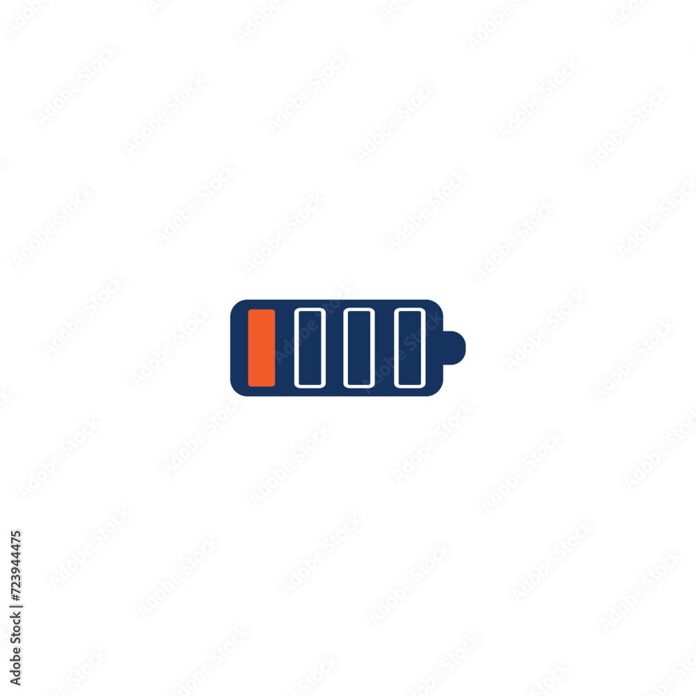 Low battery icon, fatigue, unhealthy feelings anemia disease symptom