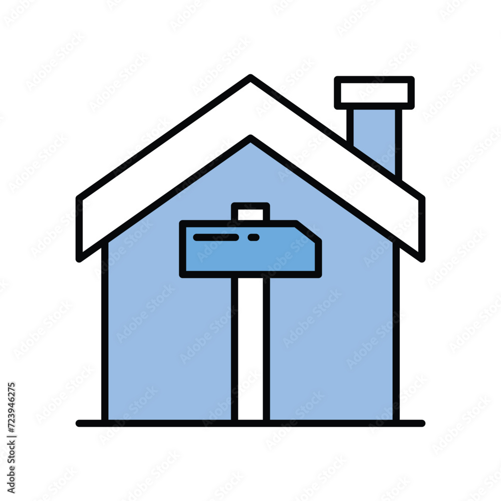 Home Repairs icon vector stock illustration