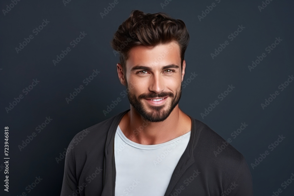 Handsome man in casual clothes