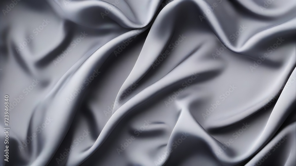 A black satin texture that is a panoramic background of black colored black fabric silk with a beautiful and natural blurred pattern A black satin texture that is a panoramic background of black colored black fabric silk with a beautiful and natural blurred pattern