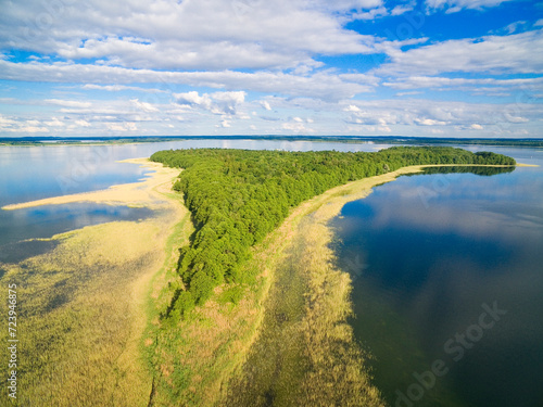 Aerial view of Upalty islan...