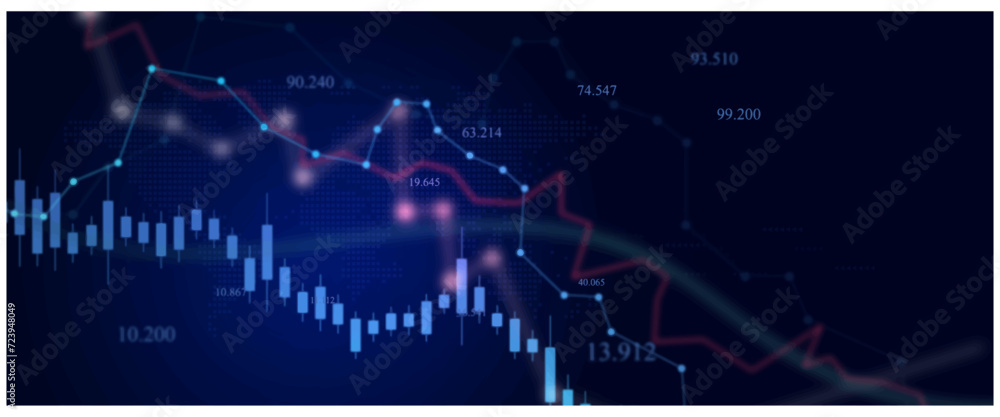 Digital financial chart indicators, stock market business and exchange financial growth graph. Digital financial chart indicators, stock market business and exchange financial growth graph.