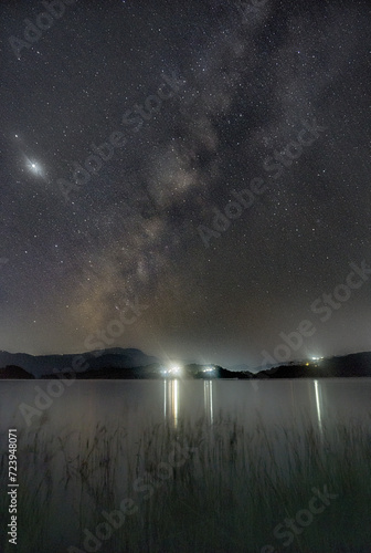Milkyway Constellation of Stars over Umiam Lake near Shillong 