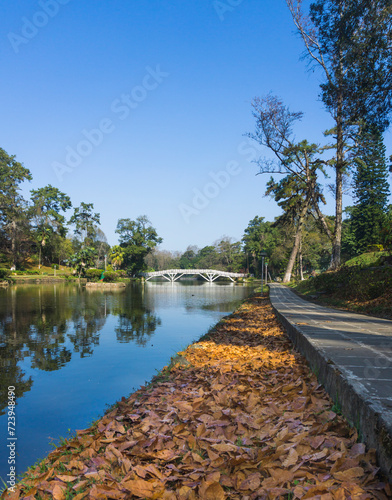 Ward's Lake aka Nan Polok in Shillong during autumn