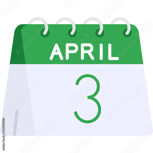 3rd of April Icon