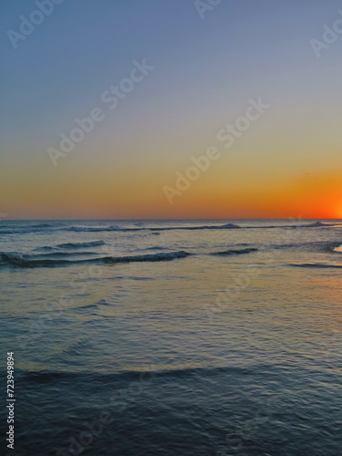 atardecer en el mar