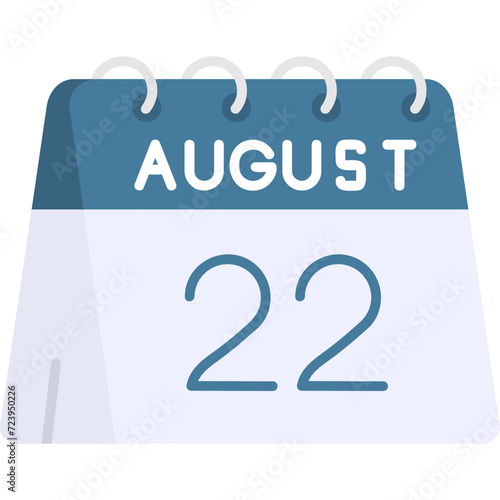 22nd of August Icon