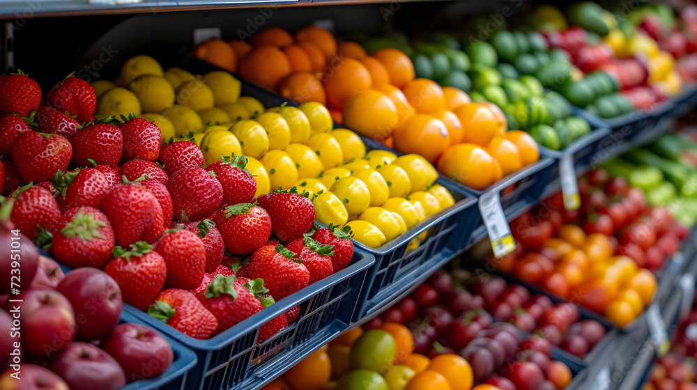 fruit and vegetable market, generative ai