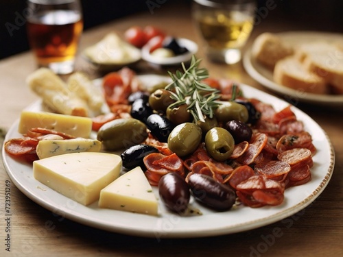 olives and cheese