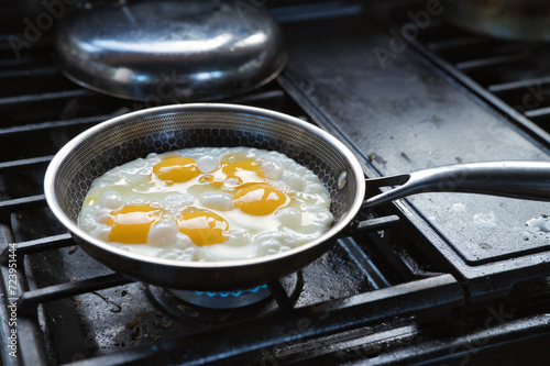 egg in a frying pan