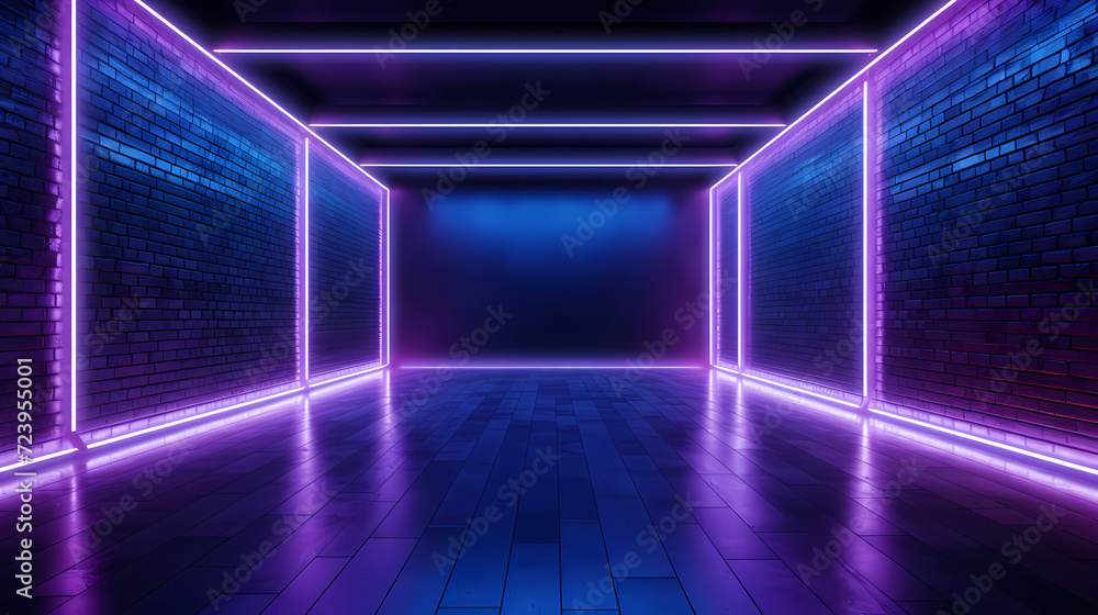 3D space, light shining from above, empty room 3D space, light shining from above, empty room