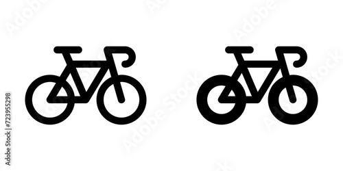 Editable bicycle vector icon. Vehicles  transportation  travel. Part of a big icon set family. Perfect for web and app interfaces  presentations  infographics  etc