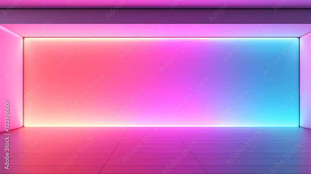 3D space, light shining from above, empty room 3D space, light shining from above, empty room